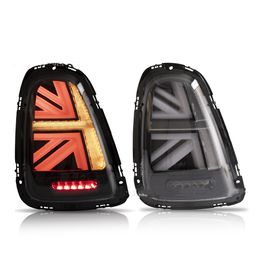 Auto Taillights For BMW Mini R56 R57 R58 R59 Mi Flag Style Tail Light Assembly Driving Light Turn Signal Lamp 2007-2013