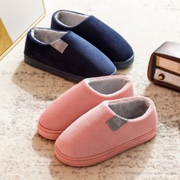 2022 cotton slippers men autumn and winter bag with indoor home thick sole warm home non-slip wool cotton shoes for women