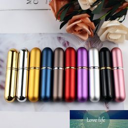 100pcs/lot Top Quality 6ml Small Travel Perfume Atomizer Metal Refillable Spray Bottle Empty Aluminium Perfume Atomizers