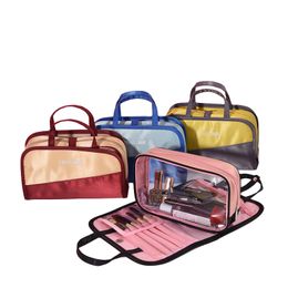 Maleta De Maquillaje Profesional Large Capacity Bag Makeup Brush Kit Box for Professionals Full Set Travel Cosmetic Hand Bag