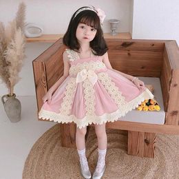 Baby Girls Elegant Dresss Sleeveless Lace Mesh Tutu Dress Party Birthday Christmas Dresses For Kids Dress Princess First Year Q0716