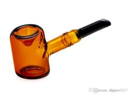 Tankard Sherlock thick glass hammer pipes labs hand tobacco pipe Colourful glass pipe wholesale