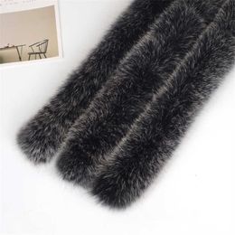 Real Fox Fur Scarf 100% Genuine 70cm Winter Fur Collar for Men Women's Clothing Hot Selling Neck Wear H0923