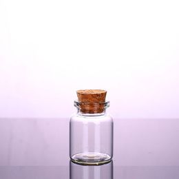 15ML 30X40X17MM Cork Stopper Glass Bottle Vials Jars with Cork Wishing Bottle Wedding Favour