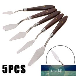 5Pcs Stainless Steel Baking Tools Pastry Cake Cream Mixer Scraper Spatula DIY Kitchen Baking Pastry Tools Factory price expert design Quality Latest Style Original