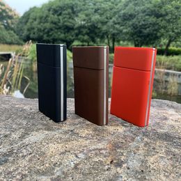 New Style Colourful Plastic Dry Herb Tobacco Cigarette Smoking Stash Case Storage Box Portable Innovative Design Holder High Quality DHL