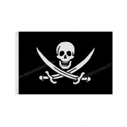 Bar Pirate Flag 90 x 150cm 3 * 5ft Cartoon Movie Custom Banner Brass Metal Holes Grommets Indoor And Outdoor Decoration can be Customised