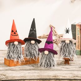 Halloween Decoration Faceless Doll Pumpkin Bat Gnome Kids Toy Gift Horror Holiday Props Table Ornaments w-00916
