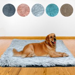 Kennels & Pens Thick Warm Large Dog Bed Mat Soft Pet Sleeping Cushion Mats Washable Dogs With Big Medium Small