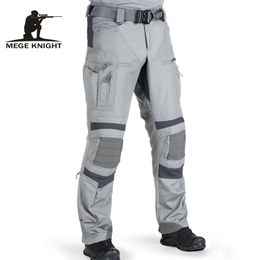Mege Tactical Pants Military US Army Cargo Pants Work clothes Combat Uniform Paintball Multi Pockets Tactical Clothes Dropship 211201