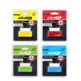 Nitro OBD2 ECOOBD2 15% Tool Fuel Save More Power ECU Chip Tuning Box NitroOBD2 Eco OBD-2 For Diesel Benzine Gasoline Car Plug&Driver