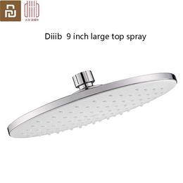 Dabai Shower Head Rainfall 23x23cm 9-Inch Roud ABS Plastic Rain Bathroom Top Sprayer Thin High Pressure From 210724