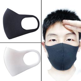 Polyester Sponge Mask Washable Environmental Protection Hanging Ear Black E93X720