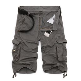 Cargo Shorts Men Cool Camouflage Summer Cotton Casual Short Pants Brand Clothing Comfortable Camo 210716