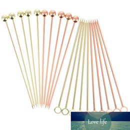 20Pcs Stainless Steel Cocktail Picks Fruit Toothpicks Appetiser Drink Sticks Cocktail Decoration Sign