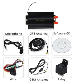 Sistema de alta qualidade do tracker do carro GPS GPS GSM GPRS localizador de tracker TK103B com controle remoto SD SIM cartão anti-roubo