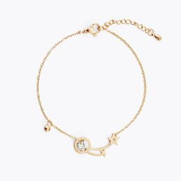 Shooting Star Pendant Rose Gold Chain Necklace Fashion Jewellery for Women,Girl