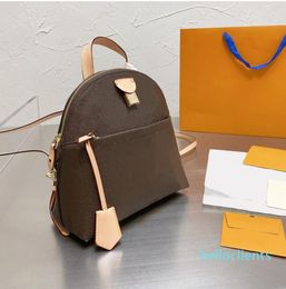 Luxurys Designers Bags Handbag Women Genuine Leather Backpack School Bag Portable and Backpacks Dual Use Top Quanlity