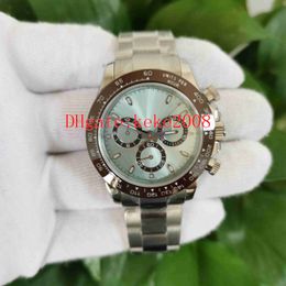 Top Quality BP JH Maker 904L Stainless Steel Men Watch blue 40mm 116506 Chronograph Working ETA 7750 Movement Mechanical Automatic Mens Watches