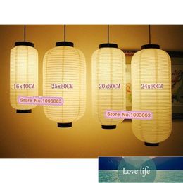 Wholesale- Japanese Paper Lamp Handmade Lantern Hanging Restaurant Cusinine Hotel Spa Shop Room Decoration Factory price expert design Quality Latest Style