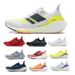 Ultraboost 22 UB 8.0 Running Shoes Solar Yellow Pink Triple Black Halo Silver Sashiko Jogging Walking Men Women Scarpe Tenis Trainer Sneakers