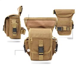 Men Outdoor Waterproof Oxford Military Drop Fanny Pack Motorcycle Cycling leg bag moto Huntng tactical Army Canvas waistbag accessories