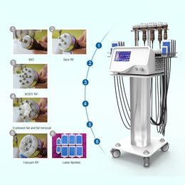 Portable Lipolaser Fat Burning Body Sculpting Vacuum 40K Cavitation Slimming RF Radio Frequency Skin Tightening Machine