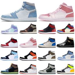 Lower Price 1s men basketball shoes 1 Hyper Royal Banned Bred Shadow Chicago women mens trainers sports sneakers Dropshipping jorda jordens