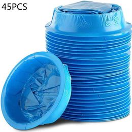 Vomit Bags, 45 Pack Motion Sickness Blue Emesis Disposable Barf C Drop 210728