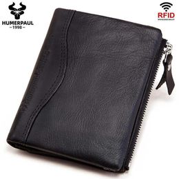 Cow Leather Wallets Men Short Coin Purse Male Fashion Small Card Holder For Clamp Quality Designer Money Bag1