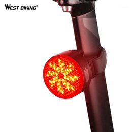 flash cycle Canada - Bike Bicycle Light For Tail LED Lights USB Cycling Rear Flash Cycle Accessories