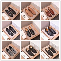 A1 A2 IDUZI Leather Dress Men Black Wedding Shoes Mens Pointed Toe Slip-On Business Casual Shoes Office Work Shoes 38-44