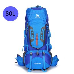 Backpacking Packs Military backpack for tourist 80l camping hiking mountain skiing climbing equipment sports bag survival backpack P230510