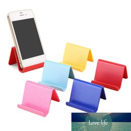 Mini Phone Holder Portable Desk Table Organize Stand Colorful Mobile Phone Racks Portable Universal Home Room Decoration Holder