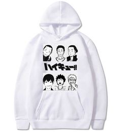 Oya Haikyuu Men Hoodie Kuroo Anime Bokuto Manga Shoyo Volleyball Creative Pullover Long Sleeve Hoodie Y0816