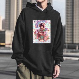 Genshin Impact Vent Cool Print Hot Game Hoodie Men Casual Streetwear Unisex Sweatshirt Hip Hop Pullover Male Harajuku Tee Top Y0901