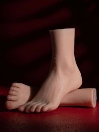 Free Ship!! Lifelike Silicone Foot Mannequin Feet Doll Women For Sale