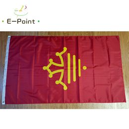 Flag of Région Occitanie France 3*5ft (90cm*150cm) Polyester flag Banner decoration flying home & garden flag Festive