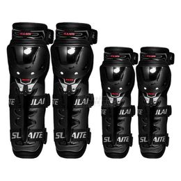 Motorcycle Armour Black Knee Pads Moto Elbow Set Motorbike Kneepad Riding Motocross MX Protector Suit Racing Guards Gear