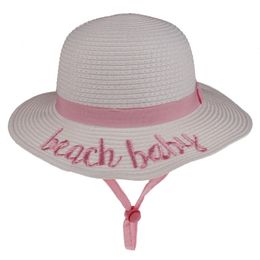 Sommar barns solskyddsmedel stråhatt lite solsken strand kepsar stör inte vikbara sol hattar 8 stilar 5pcs