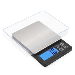 0.01/0.1g Precision LCD Digital Scales 600g/1/2/3kg Mini Electronic Grams Weight Balance Tea Baking Weighing 210615