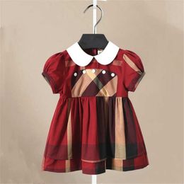Summer Girl Princess Dress Cotton Strawberry Dresses Polka Stripe Kids Dresses for Girls Fashion Children Clothing Q0716
