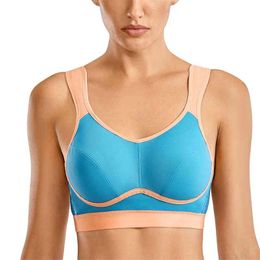 High Level Women's Maximum Control Wirefree Non-Padded Active Bra 210728