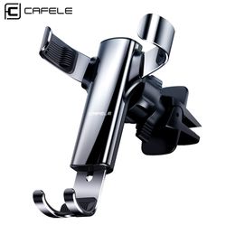 CAFELE Universal Gravity Alloy Air Vent Mobile Phone Holder Mount Stand For coche Interior Car Accessory