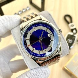 Deluxe men's three-pin series wrist watch automatic mechanical designerh big brand fashion steel strap