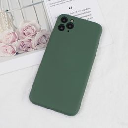 Shockproof Phone Cases For iPhone 6 7 8 Plus 11 12 Pro Xr X Xs Max Back Cover High Quality Dirt-resistant Silicone Drop Resistant 2021