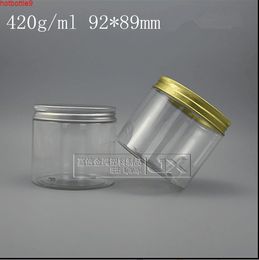 420g/ml Clear Lucencency Plastic Jar bottle Wholesale Retail Originales Refillable Cream Butter Honey Empty Cosmetic Containershigh qualtity