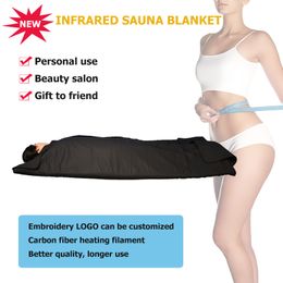 High quality sauna blanket slimming lymphatic drainage far infrared body detox spa salon use machine