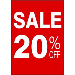 SALE 20% OFF Sign Cards Sign Cards A4 Poster Price Tag Paper Supermarket Store Ceiling Shelf Desk Counter Table Top Banner