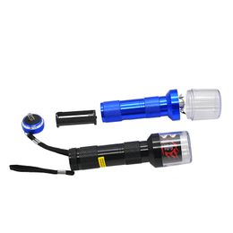 Electric Automatic Flashlight Grinder Tobacco Crusher Aluminum Alloy Herb Grinders Metal Grinding Machine Smoking Accessories GR315